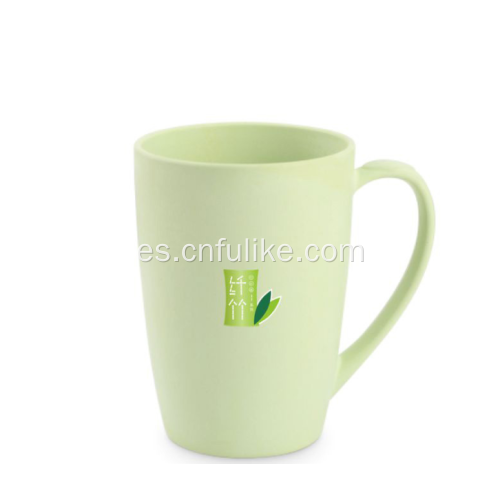 Taza de plástico de fibra de bambú para café con agua